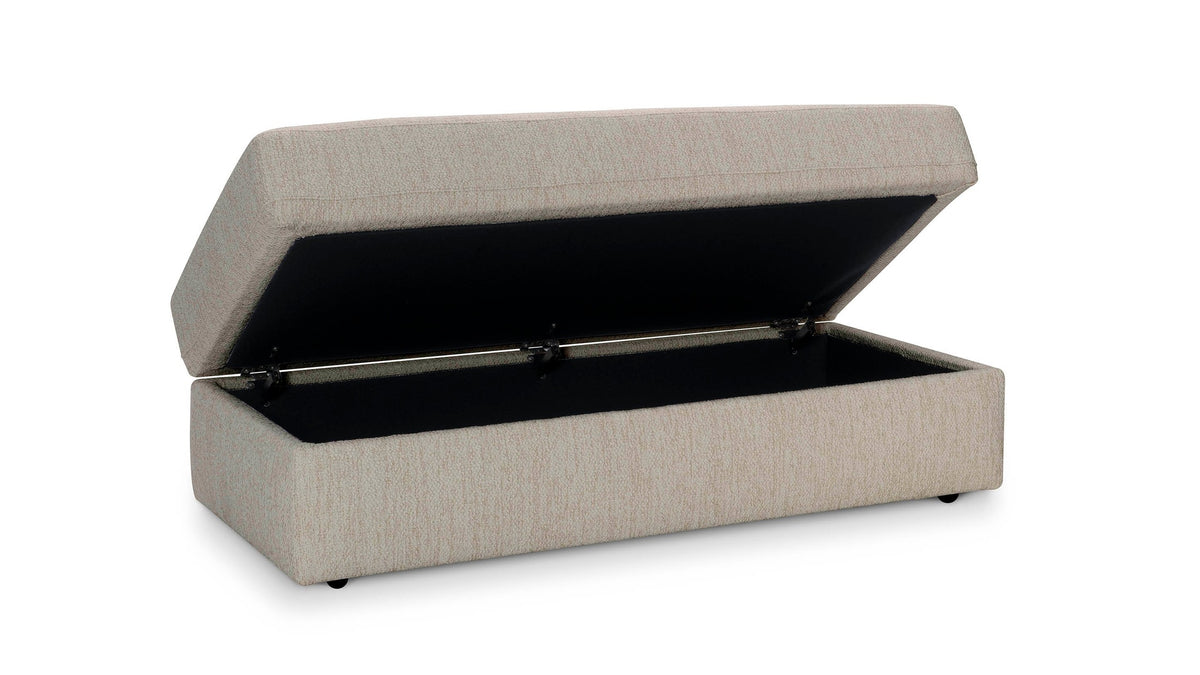 Allure Storage Ottoman with Casters