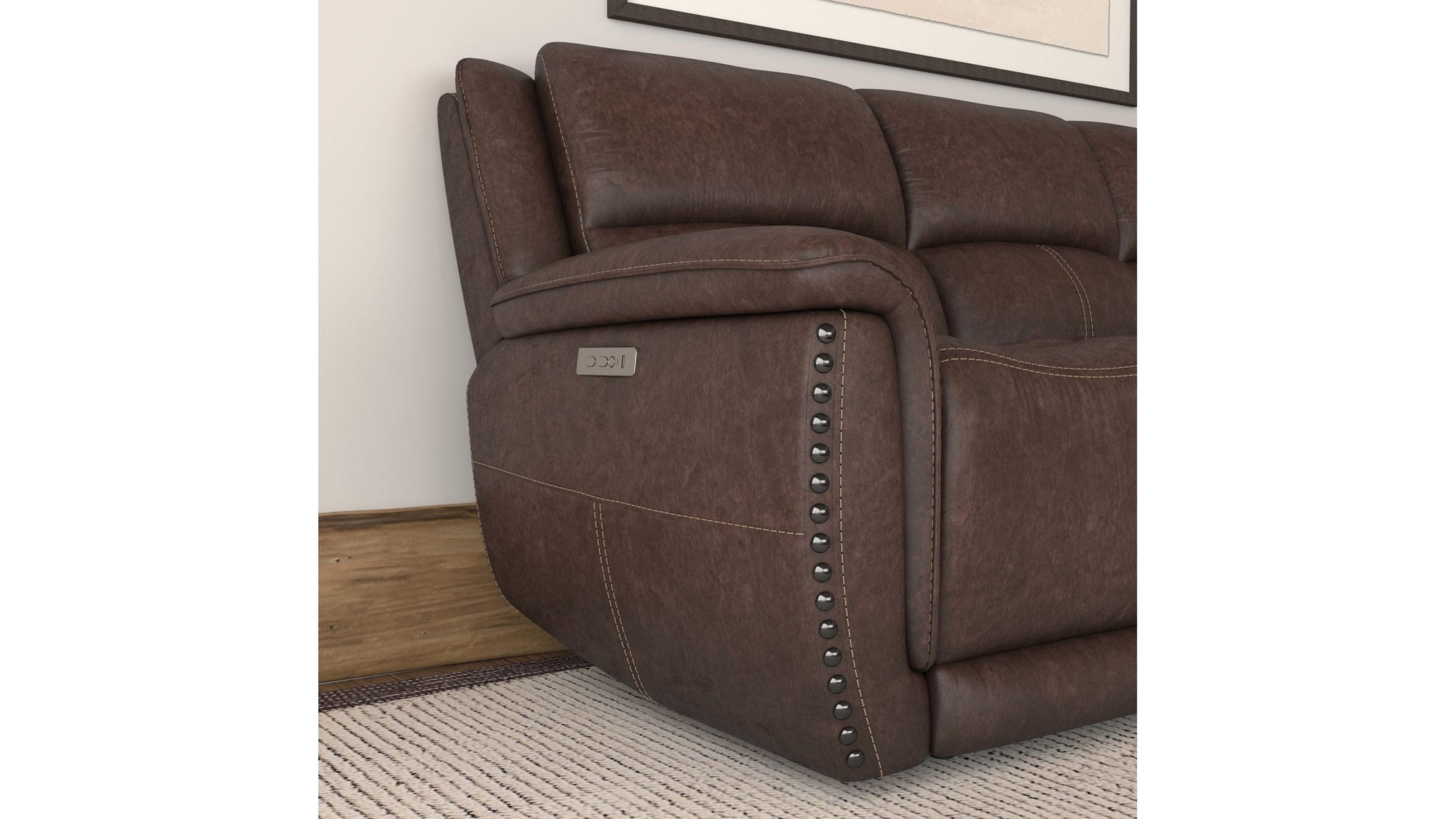 Beau - Power Reclining Sofa With Power Headrests