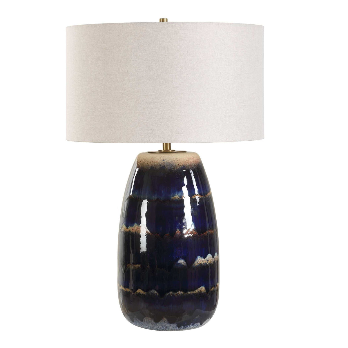 Orleans - Glaze Table Lamp - Blue