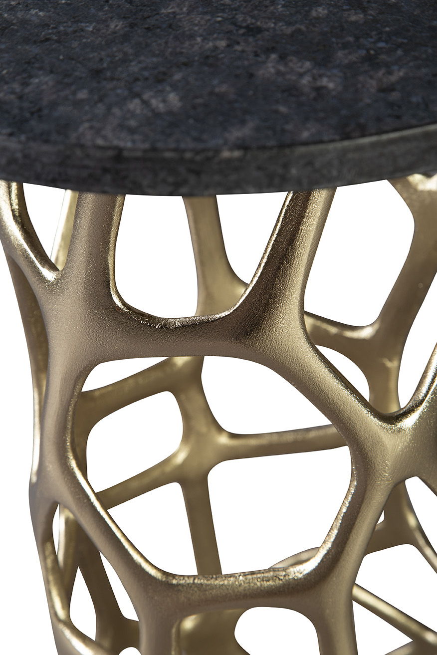 Clairmont - End Table - Gold