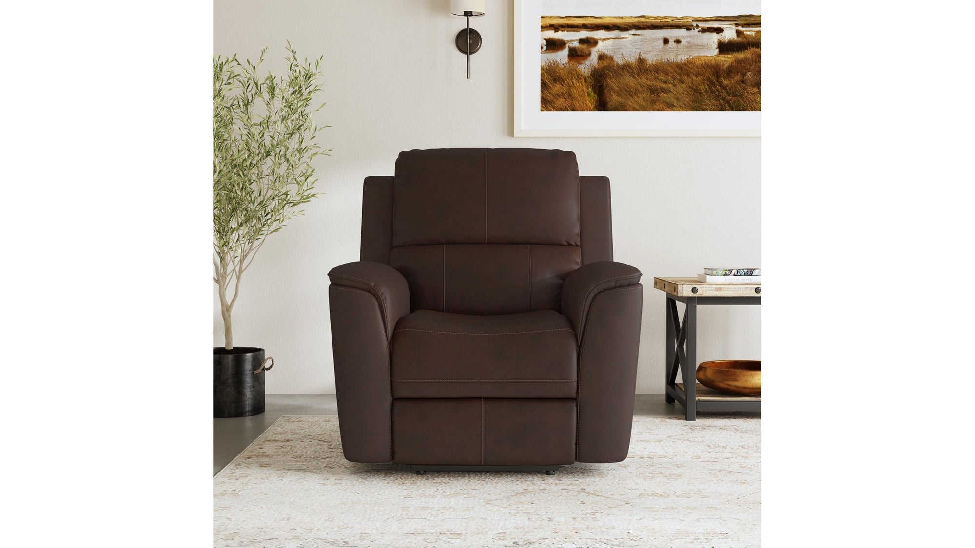 Henry - Power Recliner With Power Headrest &amp; Lumbar