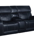 Glenwood - Power Console Loveseat-Recliner With Power And Power Headrest And Lumbar Layflat