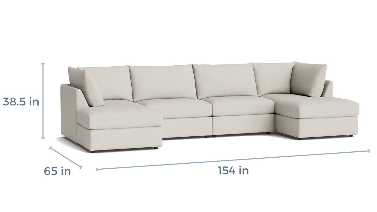 Beckham Modular Sectional, Stationary or Reclining