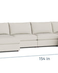 Beckham Modular Sectional, Stationary or Reclining