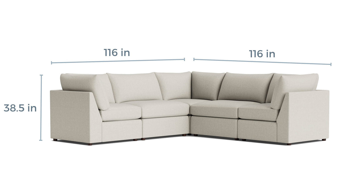 Beckham Modular Sectional, Stationary or Reclining