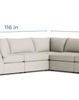 Beckham Modular Sectional, Stationary or Reclining