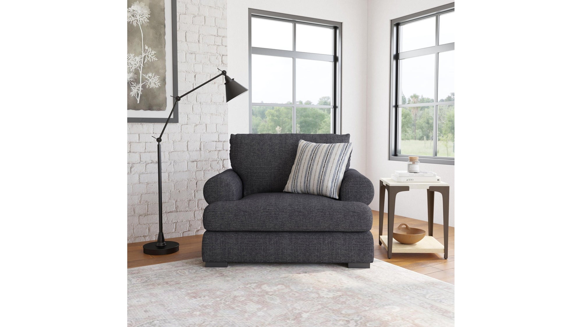 Florence - Fabric Stationary Extra Large Chair