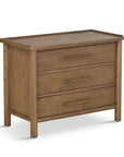 European Farmhouse 3 Drawer Nightstand