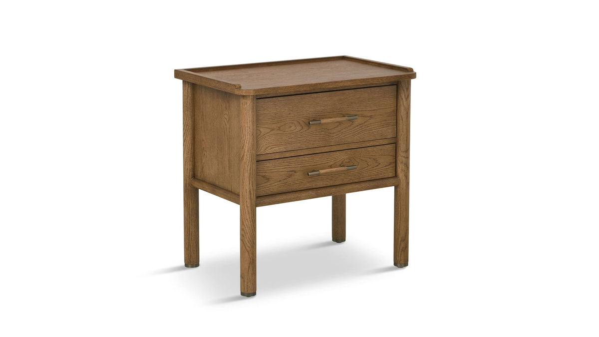 European Farmhouse 2 Drawer Bedside Table