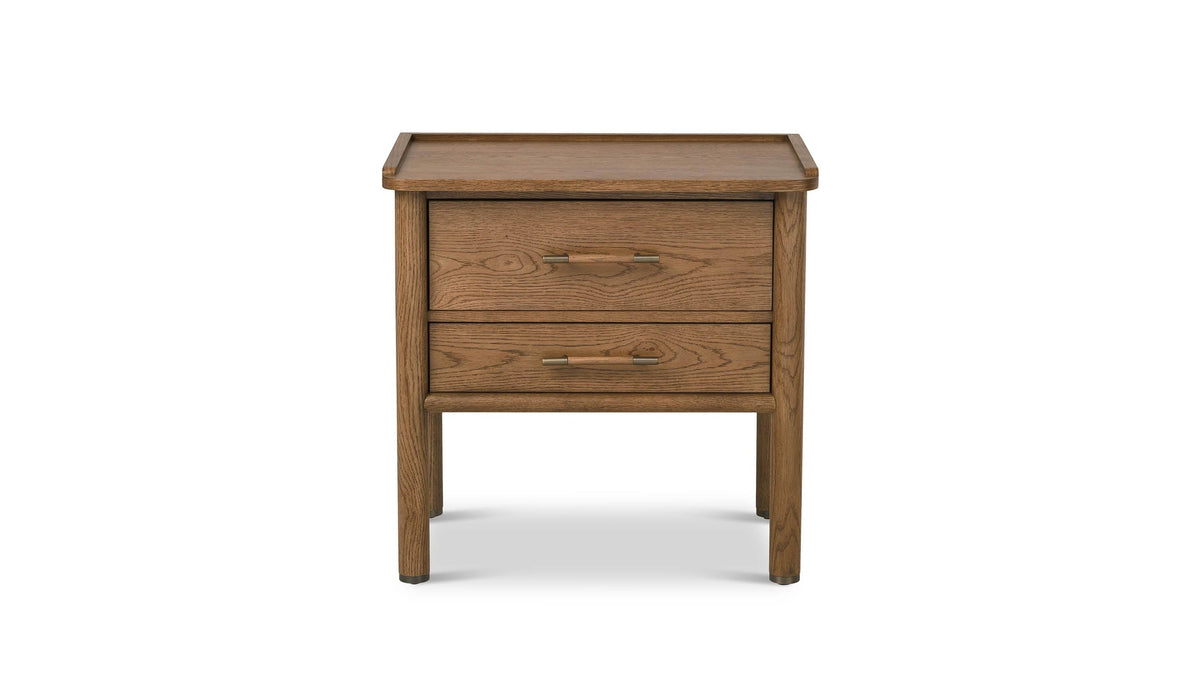 European Farmhouse 2 Drawer Bedside Table
