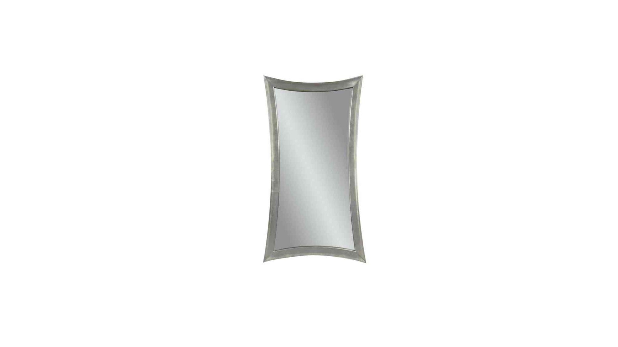 Hour Glass - Wall Mirror - Silver