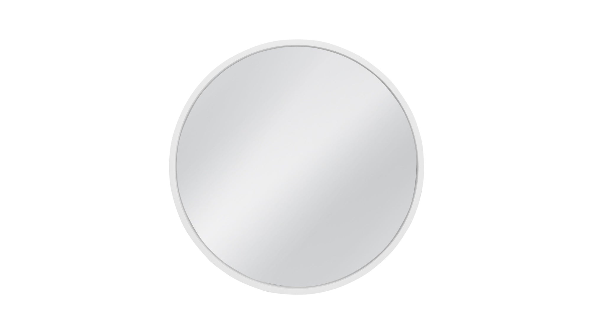 Cyprus - Wall Mirror - Glossy White