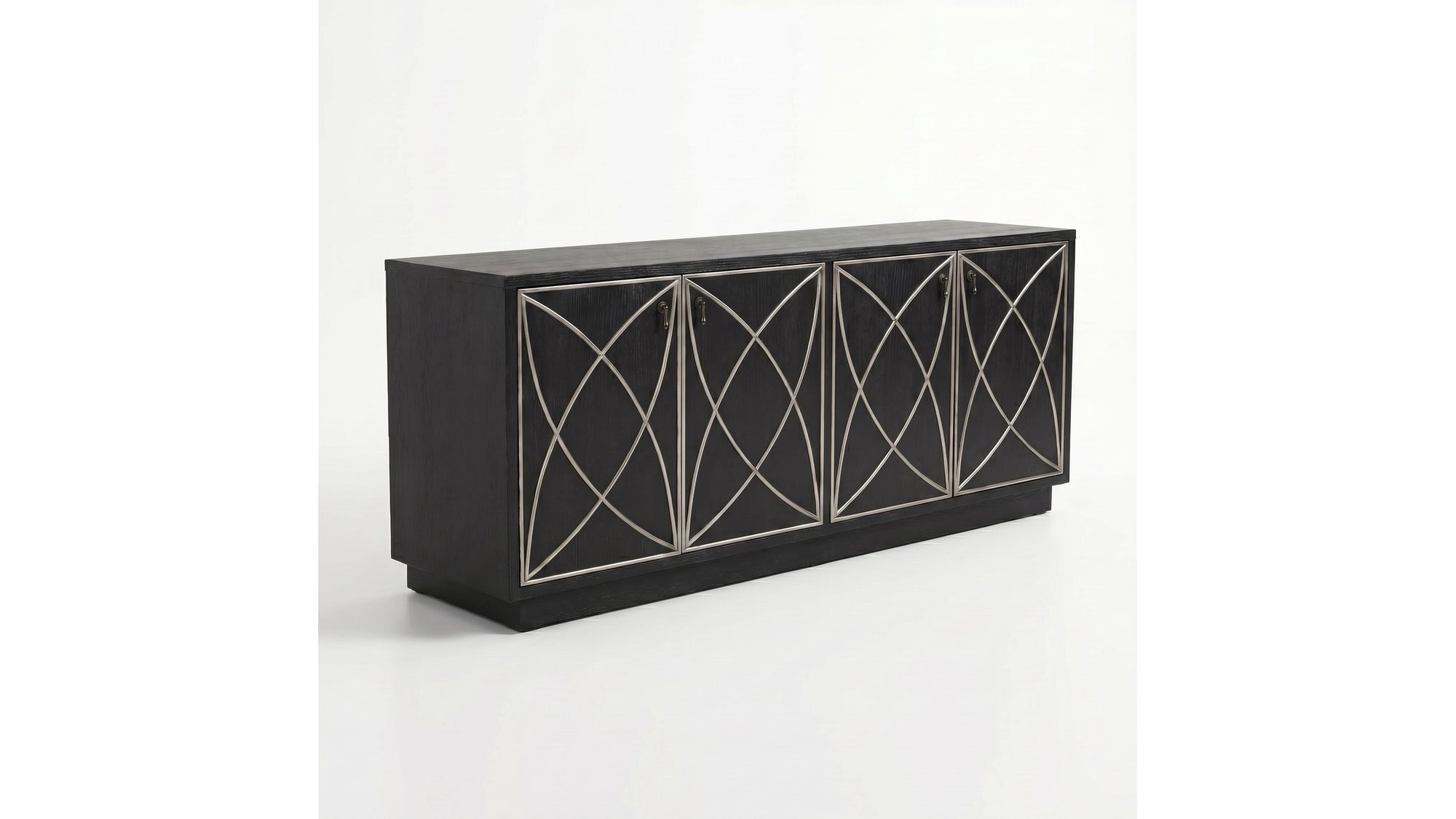 Julian - Four Door Cabinet - Black