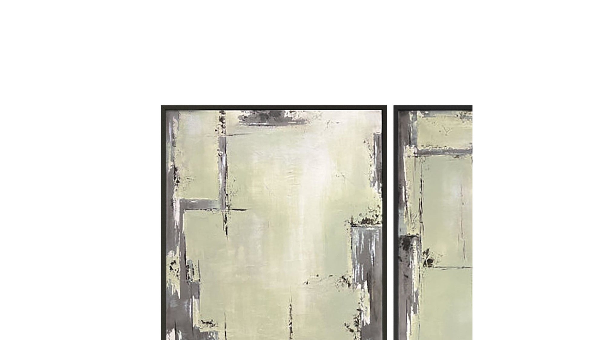 Framed Canvas Sherwood Gates Set of 2 - Black