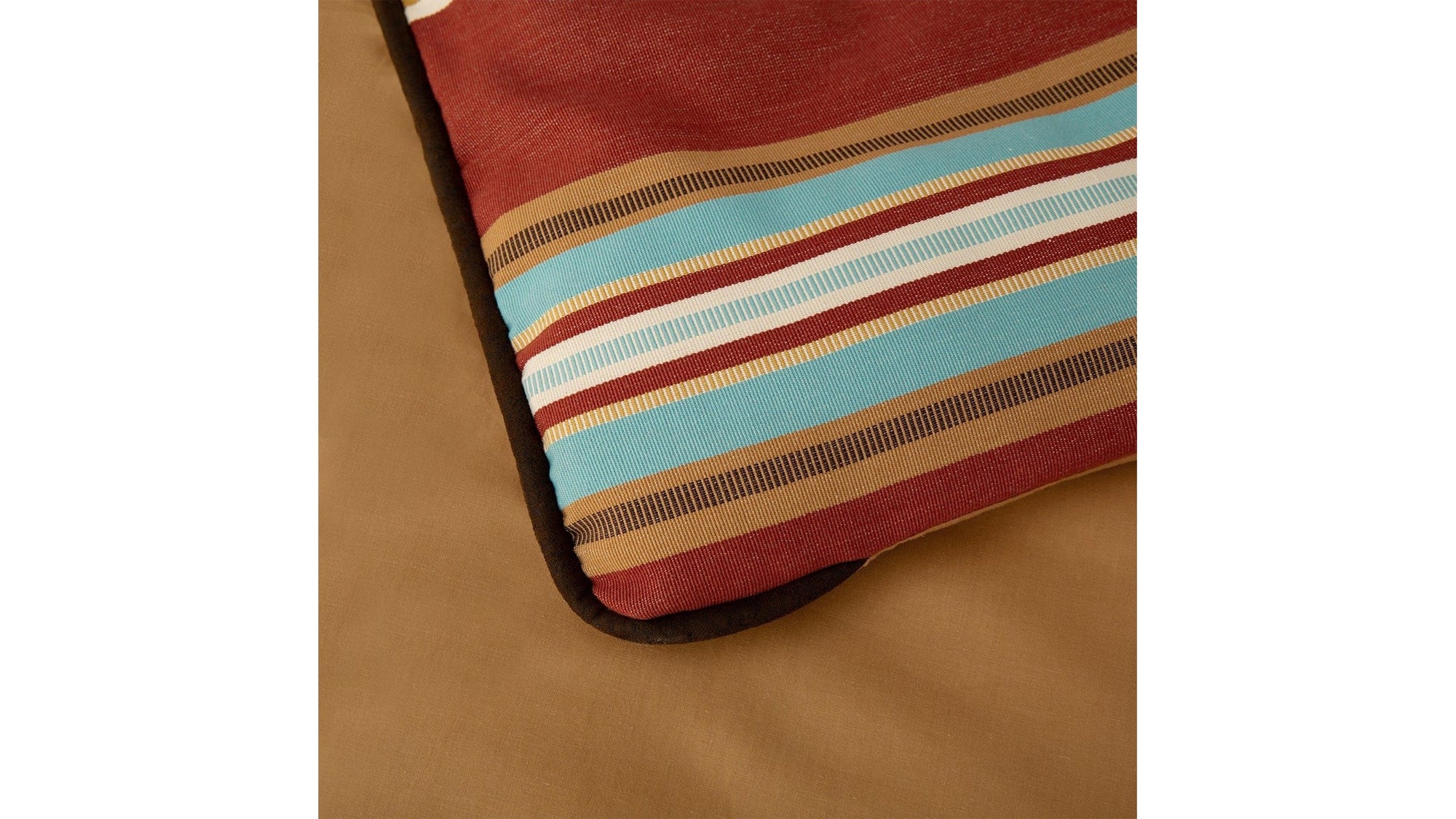 Calhoun - Full Comforter Set Set of 5 - Red / Brown