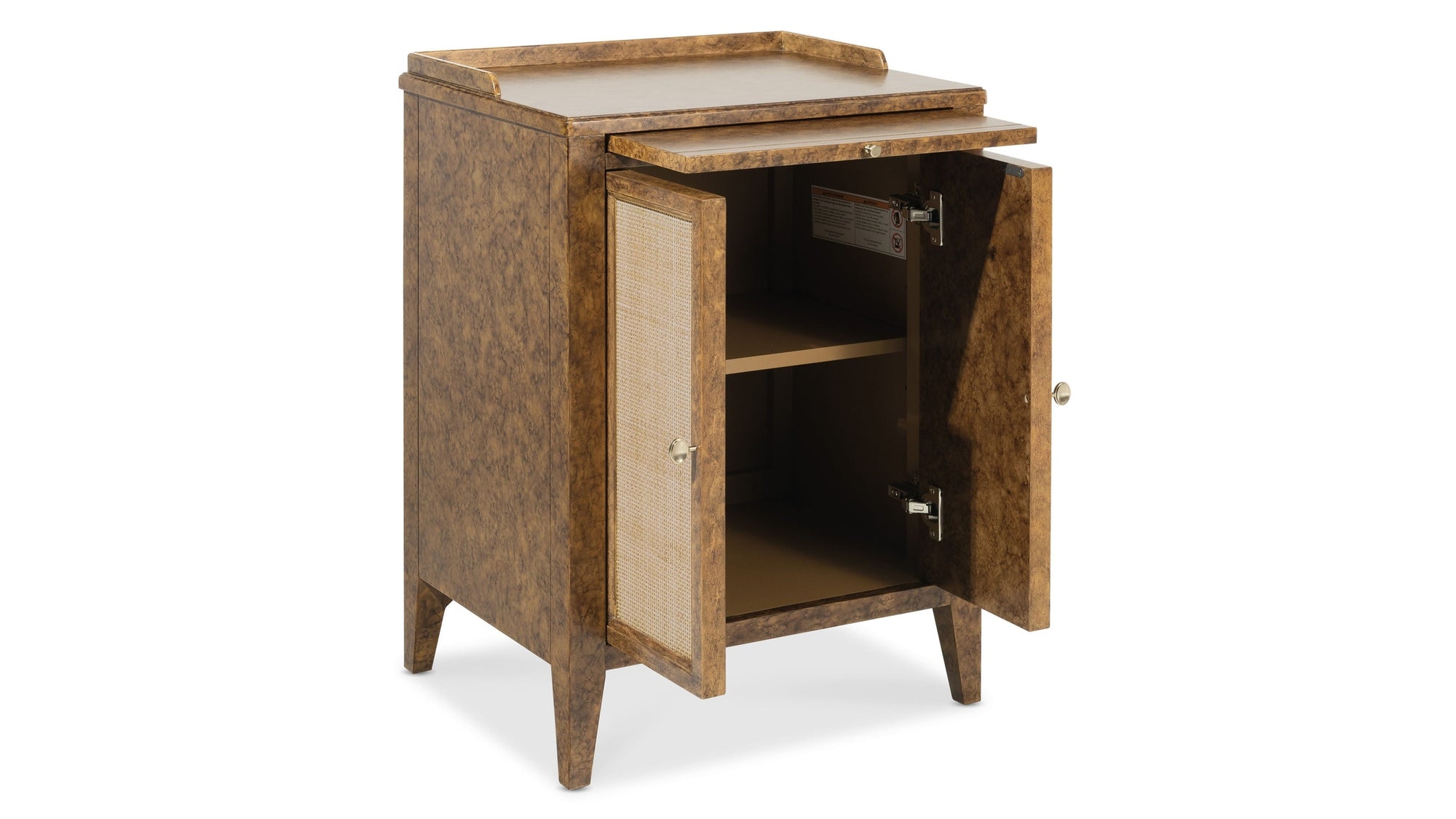 Archives - Two-Door Nightstand - Dark Brown