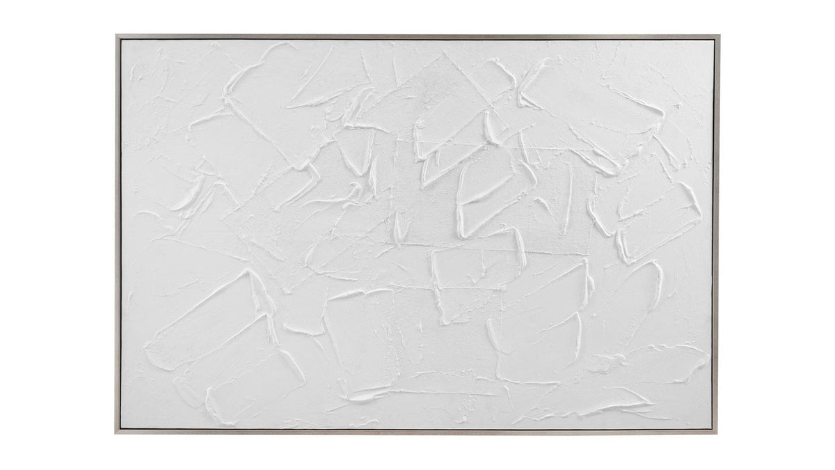 Paradisio Framed Canvas - White