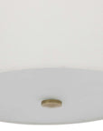 Colfax - 3 Light Semi Flush - Brass