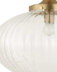 Bellaire - 1 Light Glass Shade Pendant - Gold