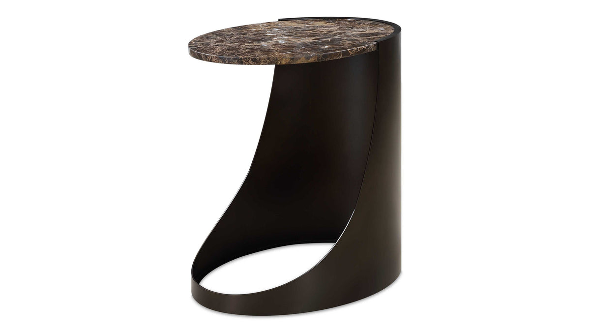 Welling - Modern Metal Side Table - Black
