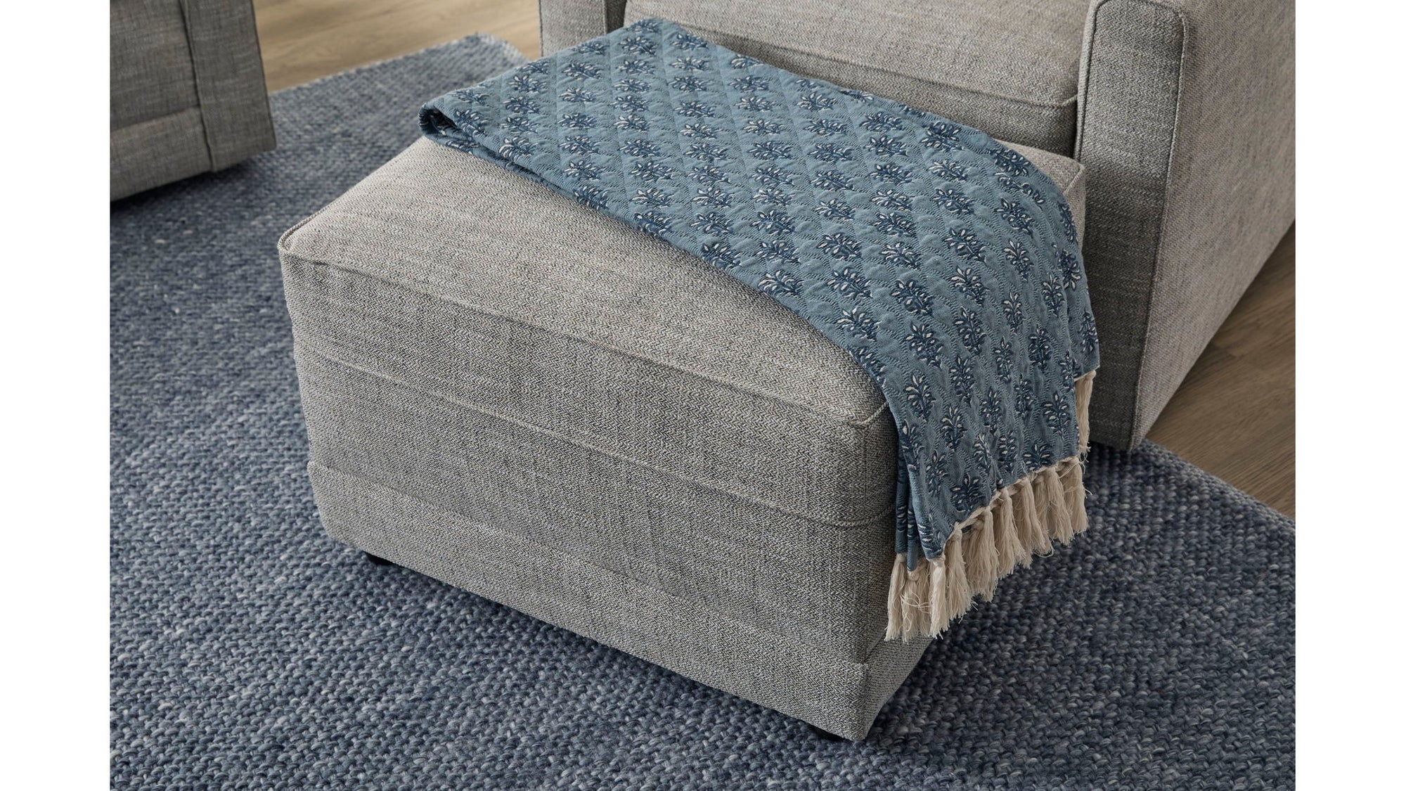 Aggie - Fabric Ottoman