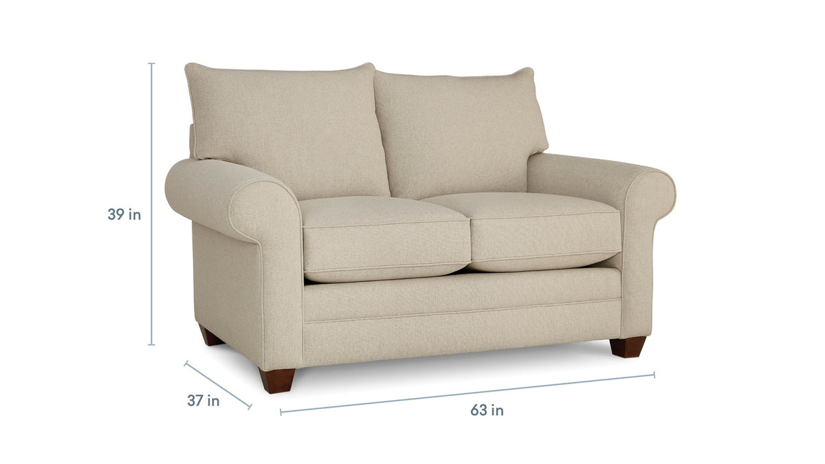 Alexander Roll Arm Loveseat