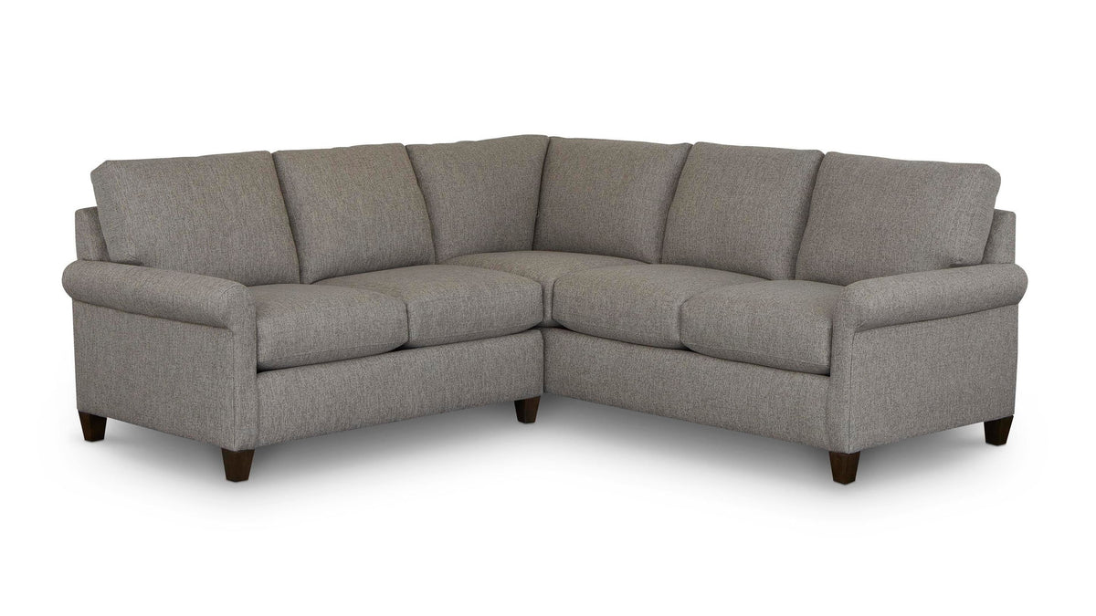 Spencer Roll Arm L-Shaped Sectional