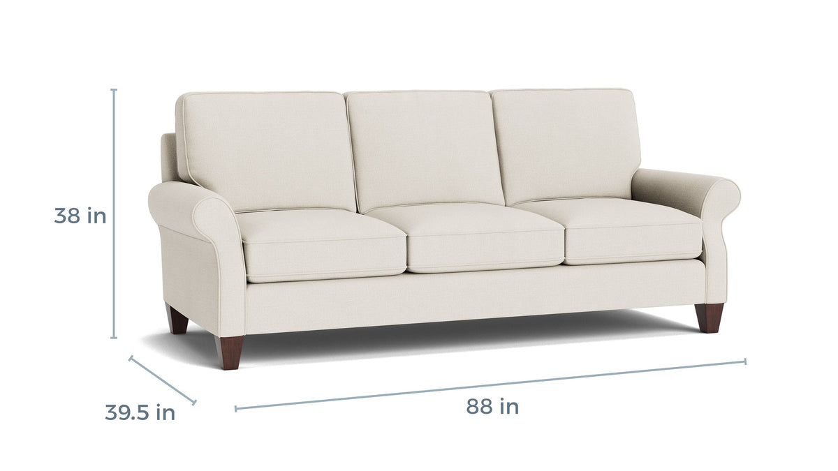 Davenport Roll Arm Sofa