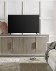 Serenity - Tulum Media Storage Cabinet - Gray