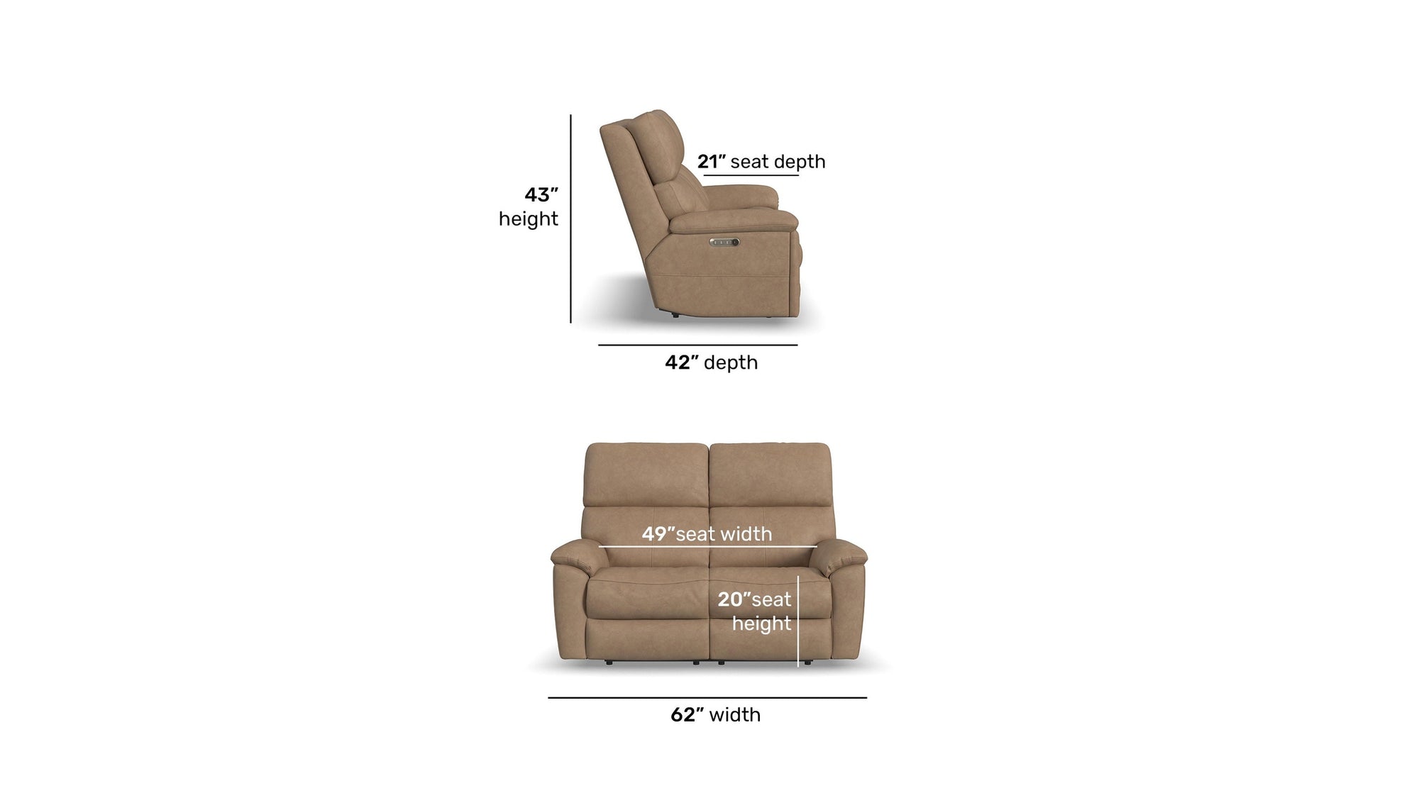 Porter - Power Reclining Loveseat With Power Headrest & Lumbar
