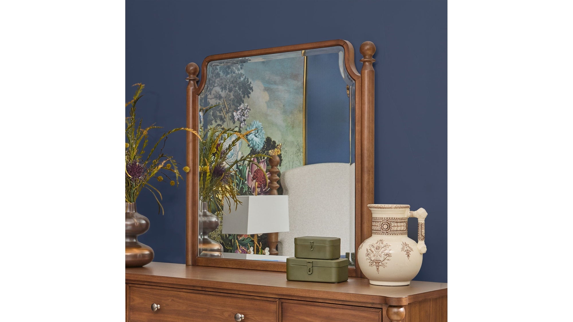 Azalea - Mirror - Walnut