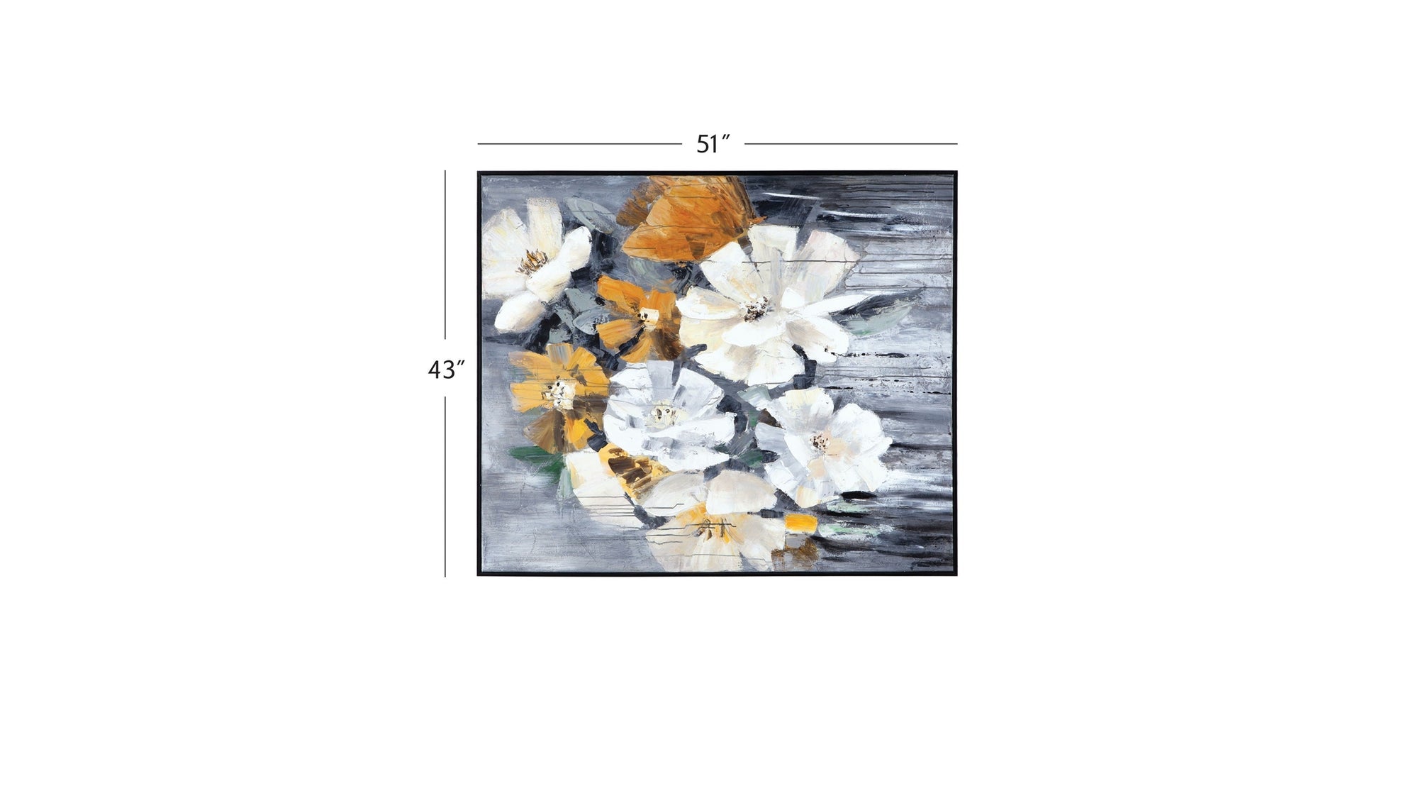 Celedon Canvas Art - Dark Gray