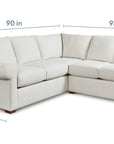 Hanover Roll Arm L-Shaped Sectional