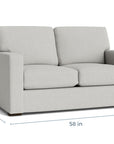 Anson Track Arm Loveseat