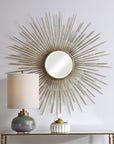 Golden - Rays Starburst Mirror - Gold