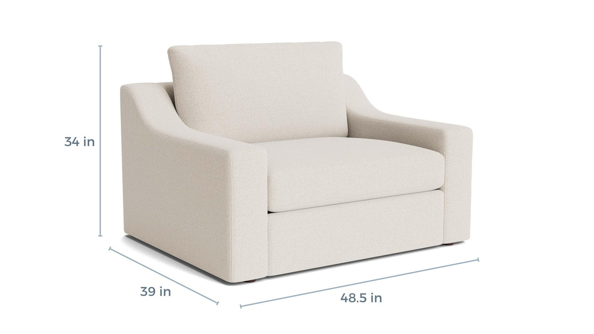Blake Slope Arm Chair and a Half