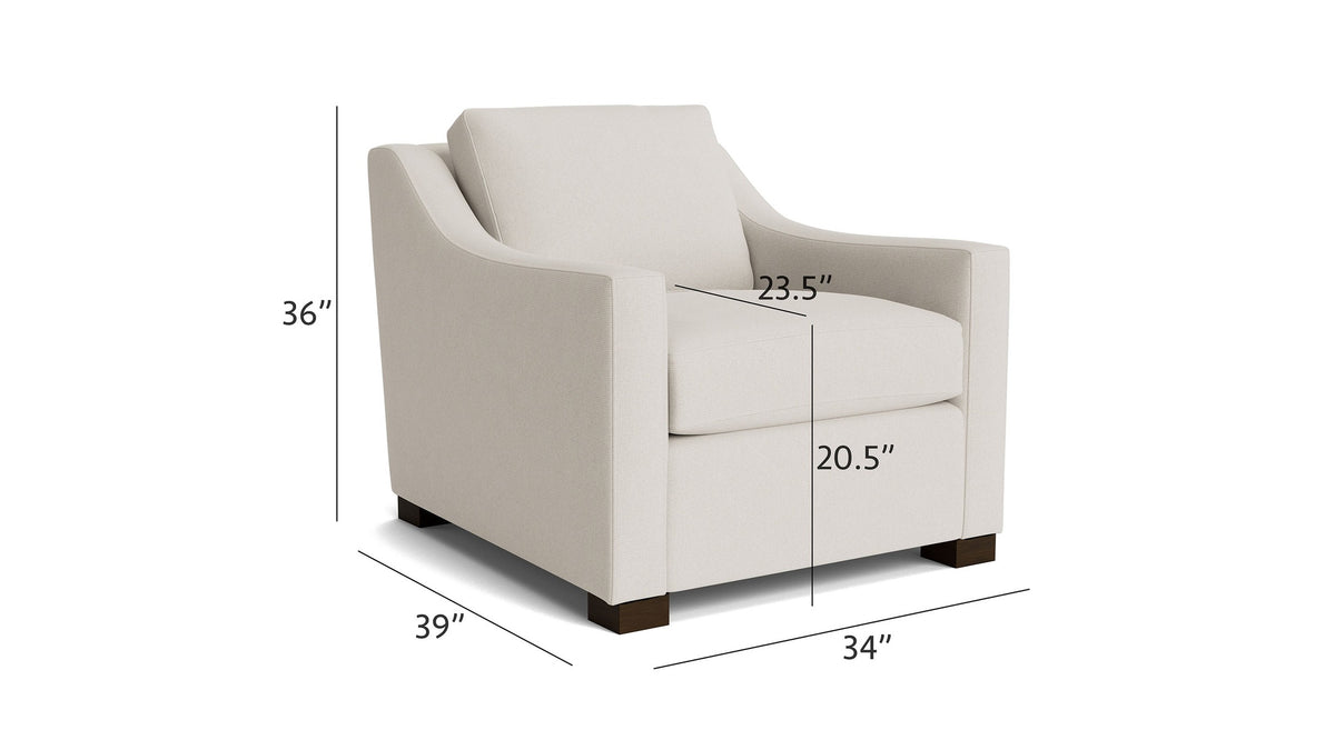 Oliver Slope Arm Chair