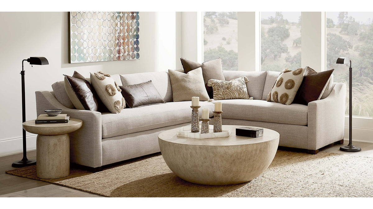 Oliver Slope Arm L-Shaped Sectional
