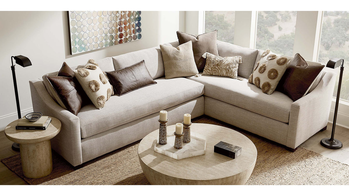 Oliver Slope Arm L-Shaped Sectional