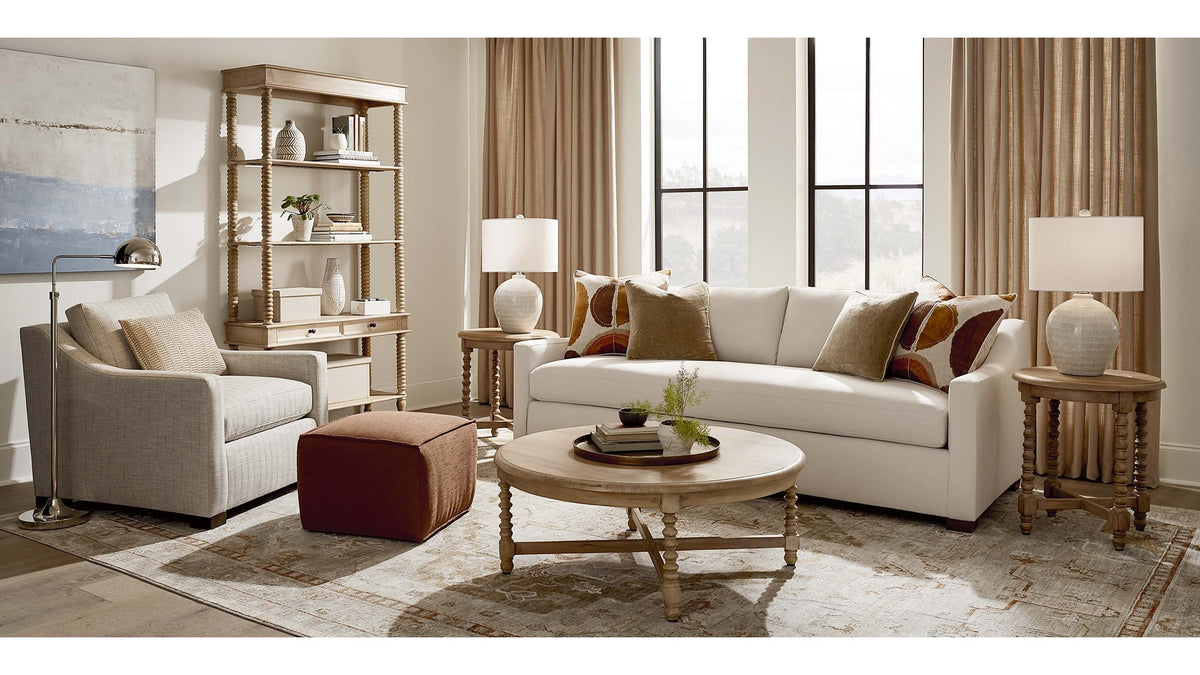Oliver Slope Arm Bench Sofa