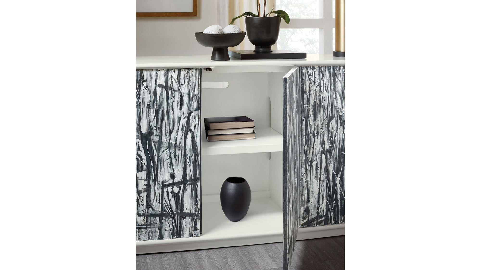 Melange - Graffitio Credenza - White