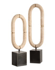Oval Fusion - Fusion (Set of 2) - Light Brown