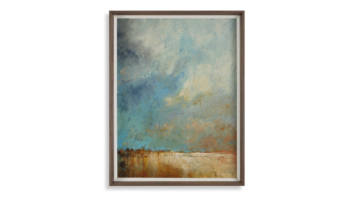 Vista Grande - Framed Desertscape Print - Dark Brown