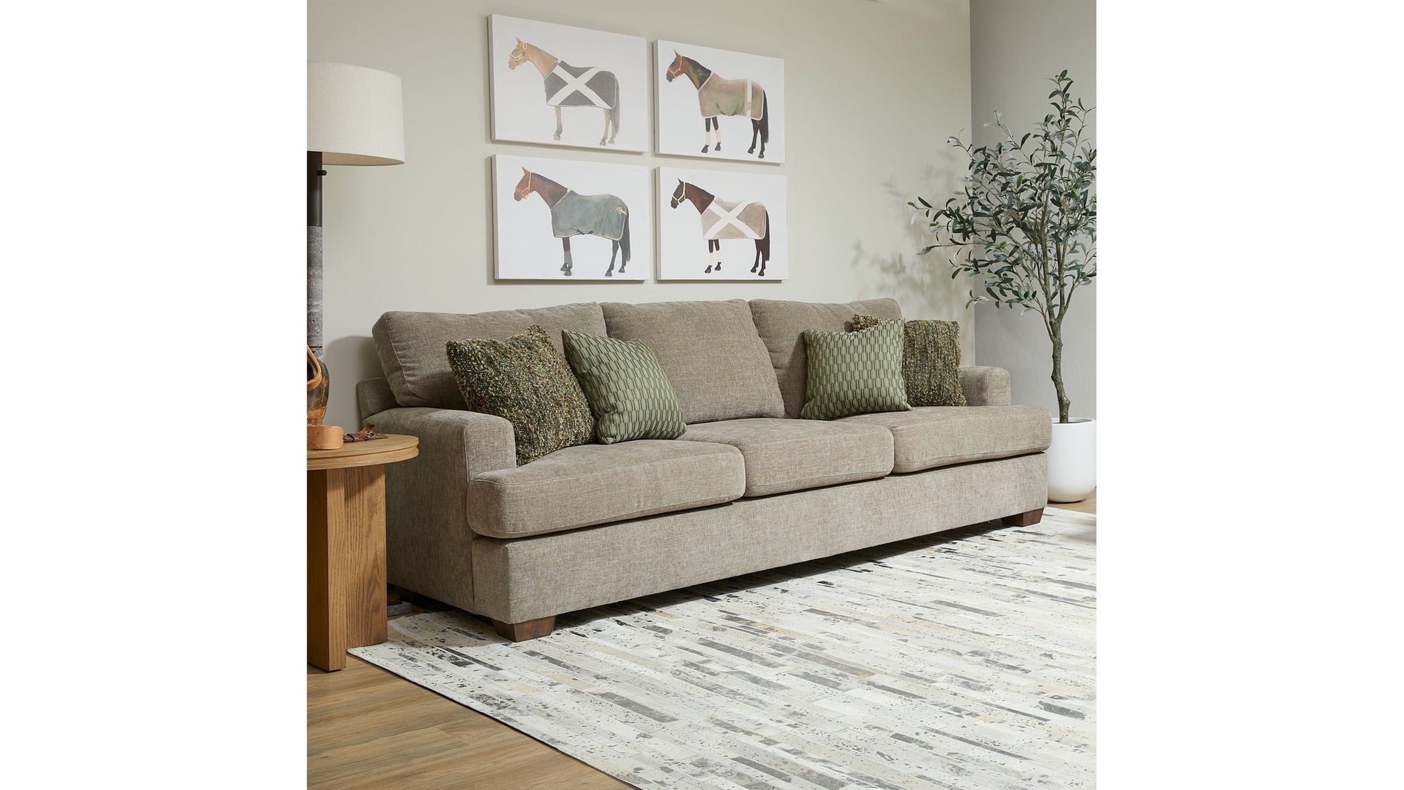 Olivia - Fabric Stationary Sofa