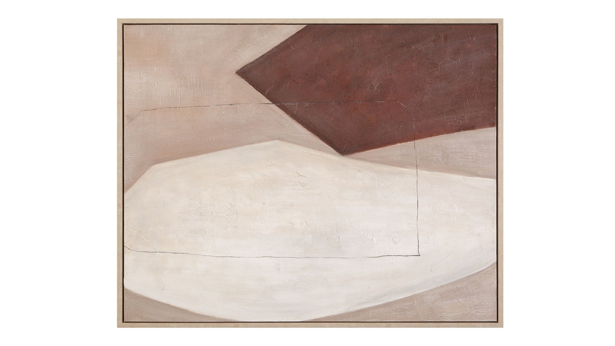 Leadline Framed Canvas - Brown