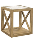 Holden - Square End Table - Rustic Blonde
