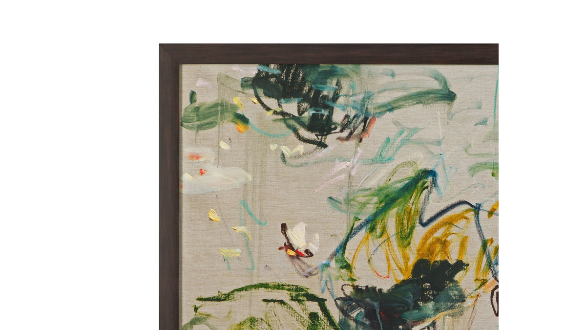 Morning Reflections Framed Print - Green