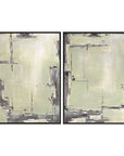 Framed Canvas Sherwood Gates Set of 2 - Black