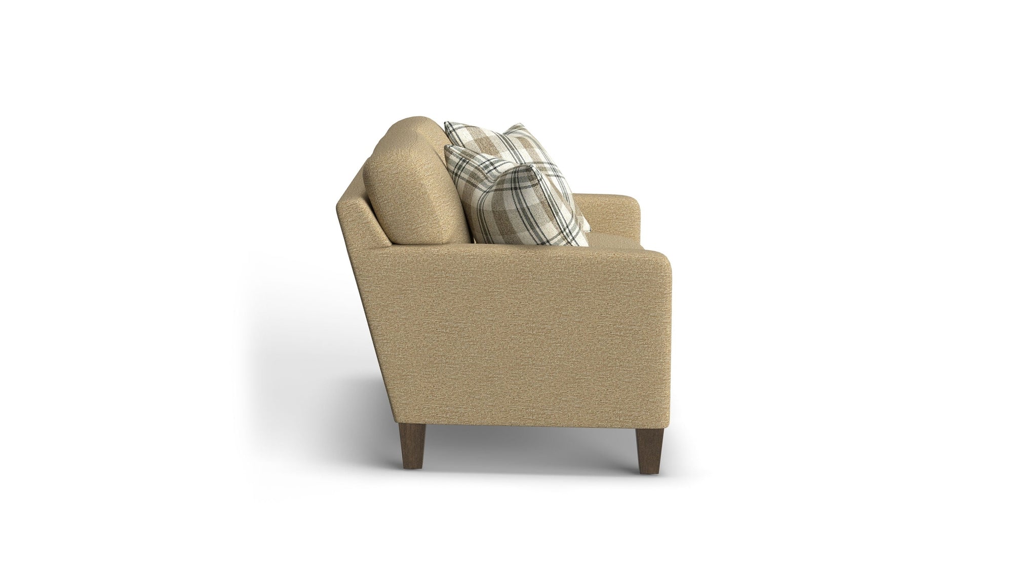 Moxy - Fabric Loveseat With Straight Track Arms
