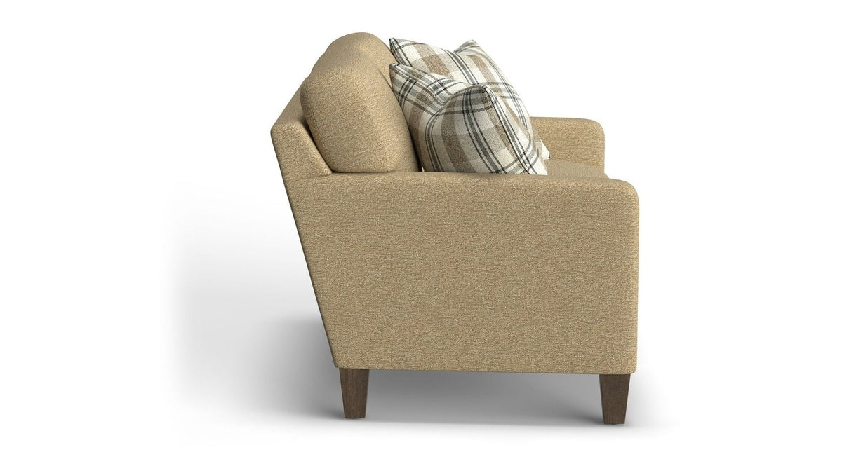 Moxy - Fabric Loveseat With Straight Track Arms
